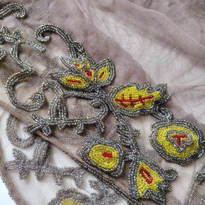 Women's Embellished Deborah James Net Fashion Scarf Unique